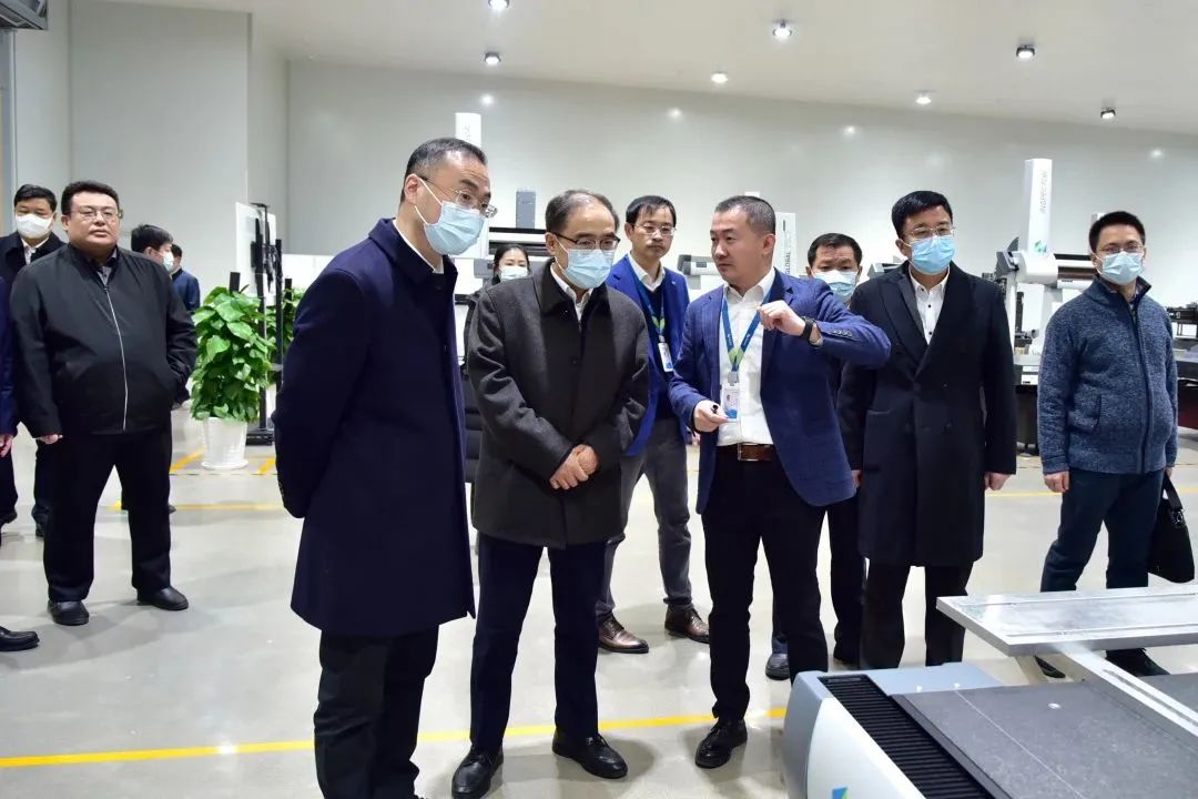 國家統計局副局長(cháng)藺濤蒞臨?？怂箍抵腔郛a(chǎn)業(yè)園調研(圖2)